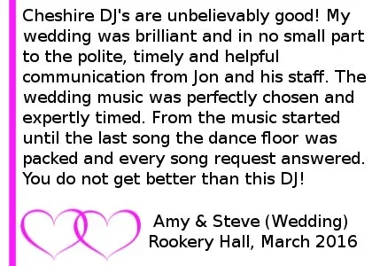 Rookery Hall Wedding Review March 2016